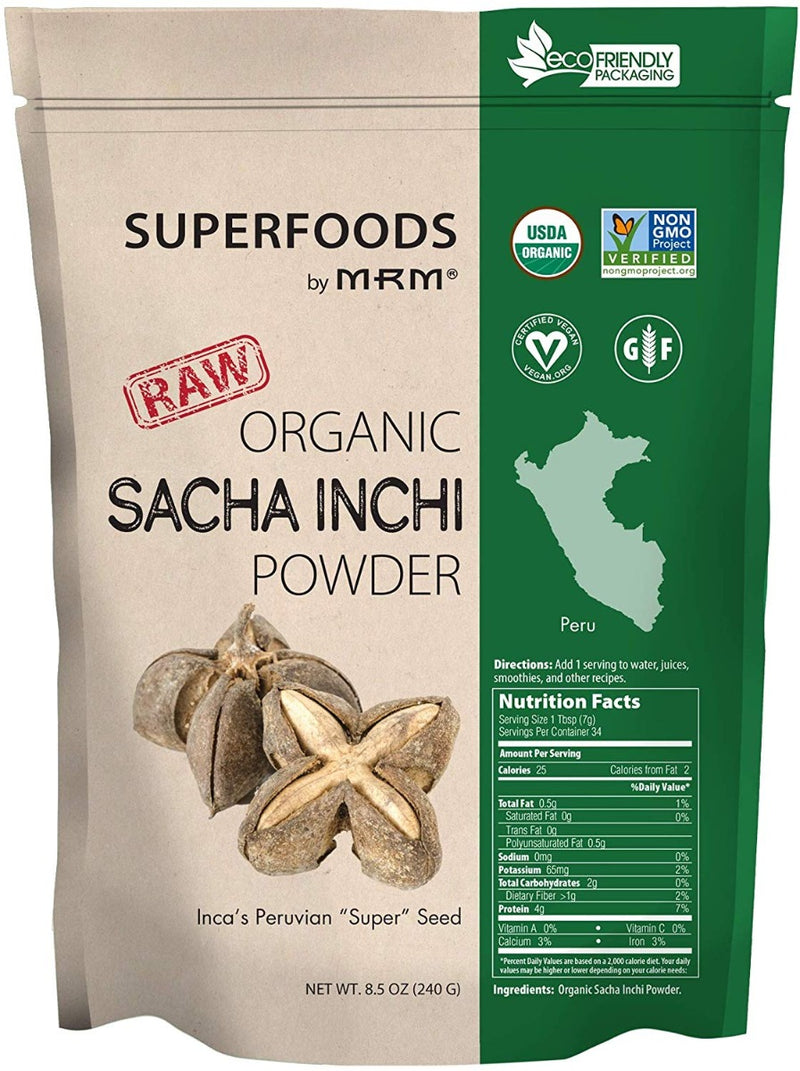 MRM Raw Organic Sacha Inchi Powder 8.5 oz