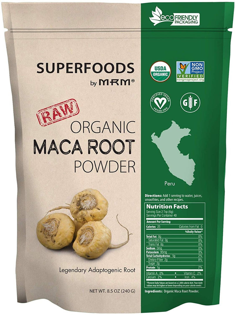 MRM Raw Organic Maca Root Powder 8.5 oz