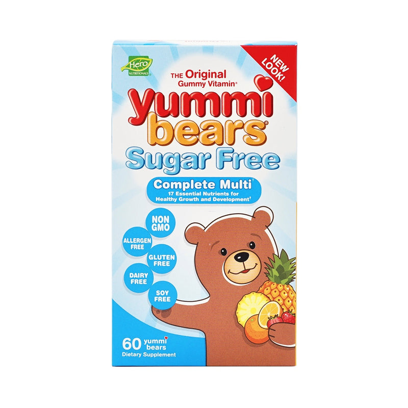 Hero Nutritionals	Yummi Bears Complete Multi Sugar Free 60 Gummies