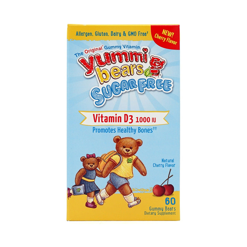 Hero Nutritionals Yummi Bears Vitamin D3 Sugar Free 60 Gummies