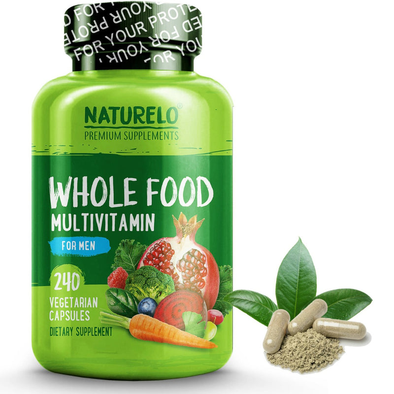 Naturelo Whole Food Multivitamin For Men 240 Veg Capsules