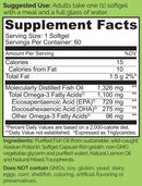 Naturelo Omega-3 Triglyceride Fish Oil 60 Softgels
