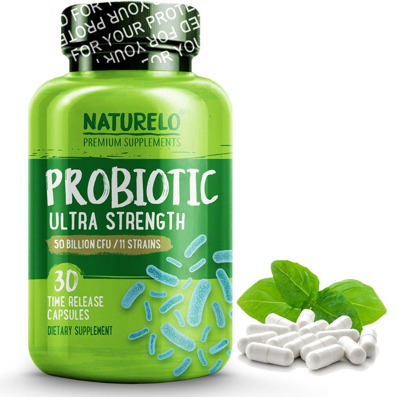 Naturelo Probiotic Ultra Strength 50 Billion CFU 30 Capsules