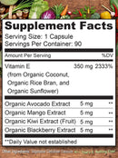 Naturelo Vitamin E 350 mg 90 Veg Capsules