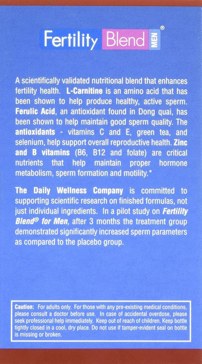 Daily Wellness Fertility Blend Men 60 Capsules