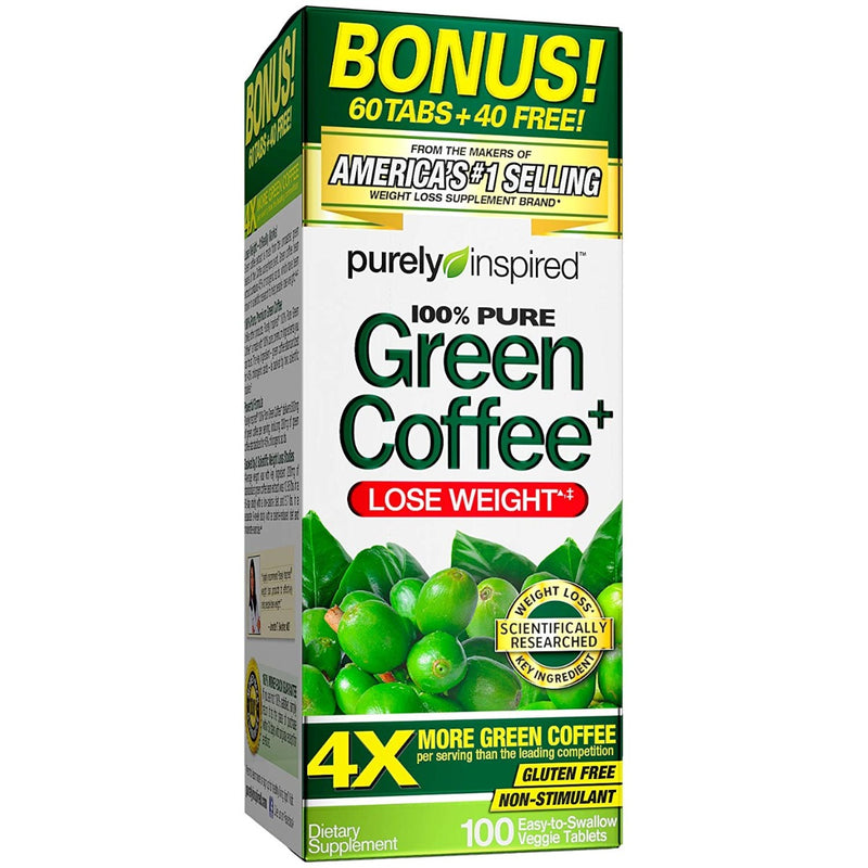 Purely Inspired Green Coffee+ 100 Veg Tablets