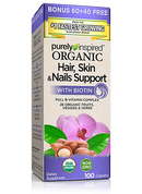 Purely Inspired Organic Hair Skin & Nails Support 100 Caplets