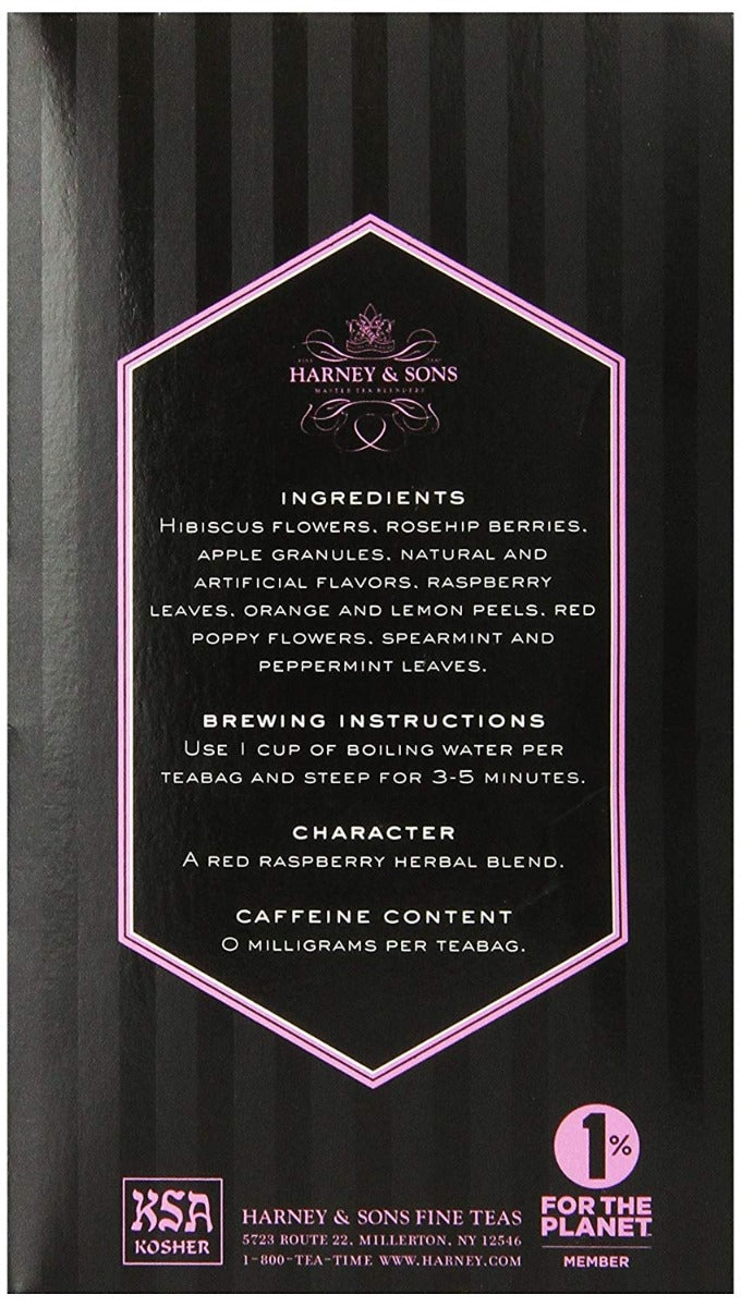 Harney & Sons Red raspberry 20 Tea Bags