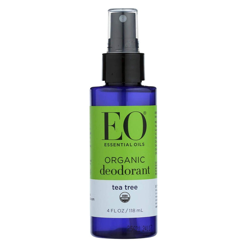 EO Products Organic Deodorant Spray Tea Tree 4 fl oz