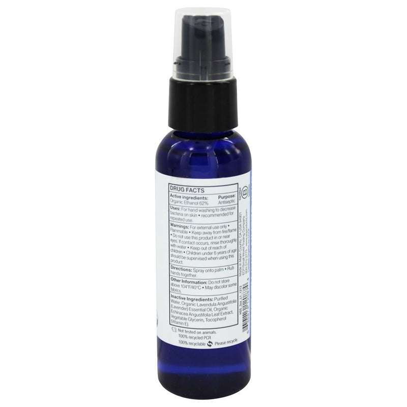 EO Products Organic Hand Sanitizer Spray French Lavender 2 fl oz