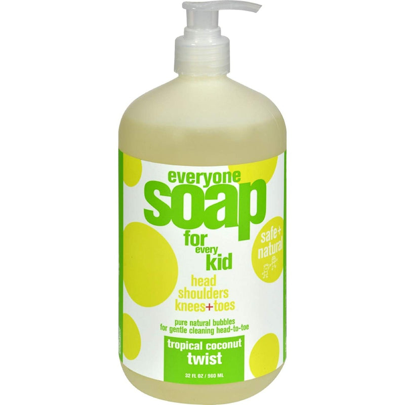 EO Products Everyone Kids 3-in-1 Soap Tropical Coconut Twist 32 fl oz