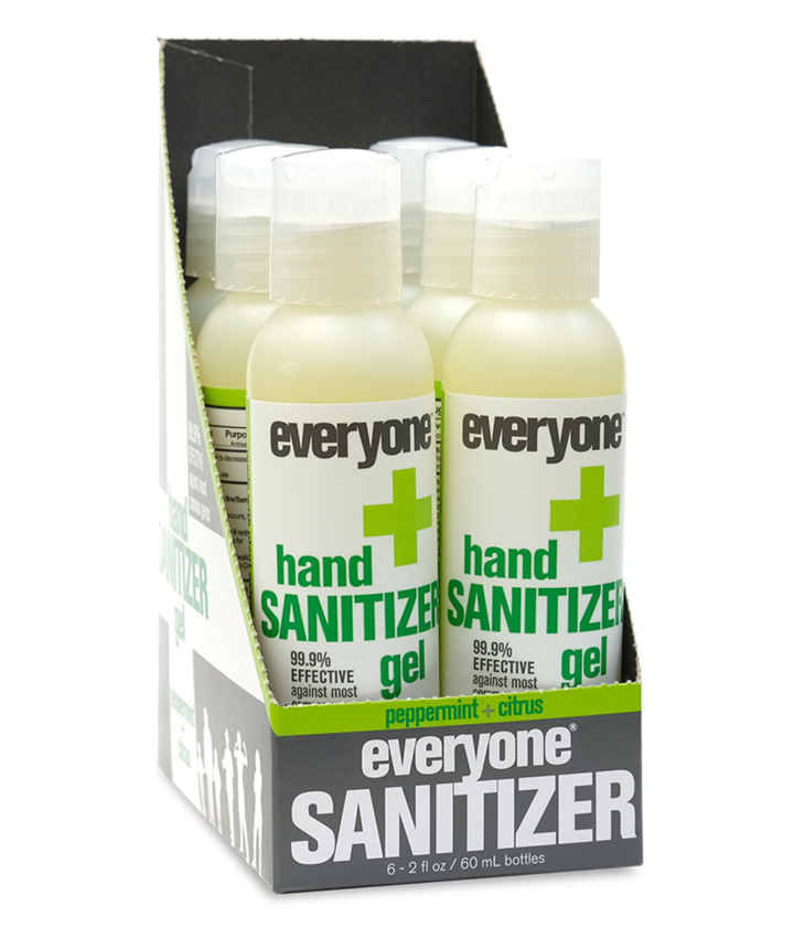 EO Products Everyone Hand Sanitizer Gel Peppermint + Citrus 2 fl oz