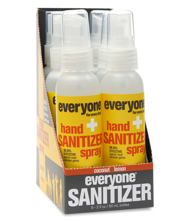EO Products Everyone Hand Sanitizer Spray Coconut + Lemon 2 fl oz