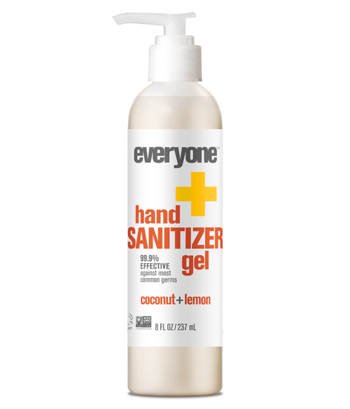 EO Products Everyone Hand Sanitizer Gel Coconut + Lemon  8 fl oz