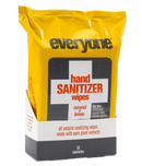 EO Products Everyone Hand Sanitizer Wipes Coconut + Lemon 30 Towelettes