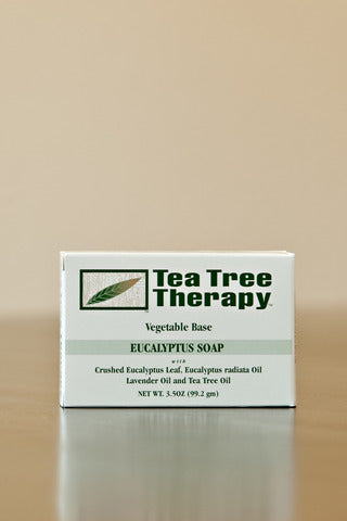 Tea Tree Therapy Eucalyptus Soap Vegetable Base 3.5 oz