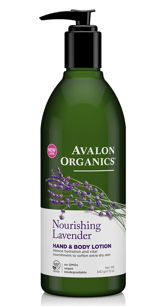 Avalon Organics Hand & Body Lotion Lavender 12 oz