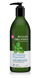 Avalon Organics Hand & Body Lotion Peppermint 12 oz