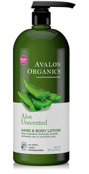 Avalon Organics Hand & Body Lotion Aloe Unscented 32 oz