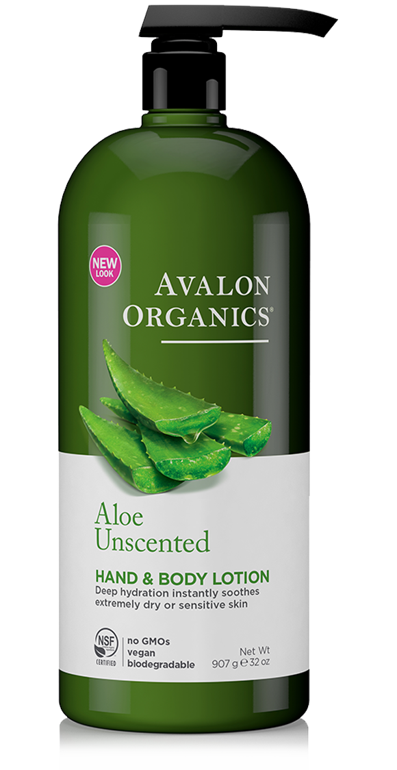Avalon Organics Hand & Body Lotion Aloe Unscented 32 oz