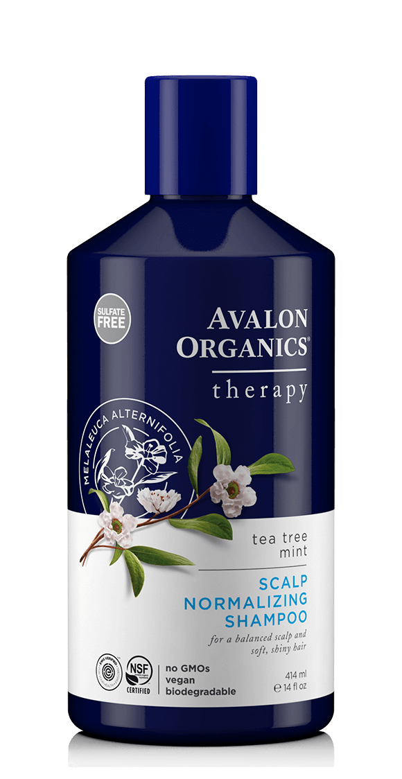 Avalon Organics Scalp Normalizing Shampoo Tea Tree Mint 14 fl oz
