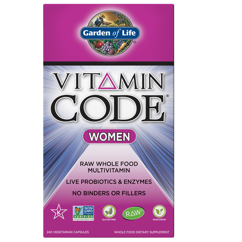 Garden of Life Vitamin Code Women 240 Veg Capsules