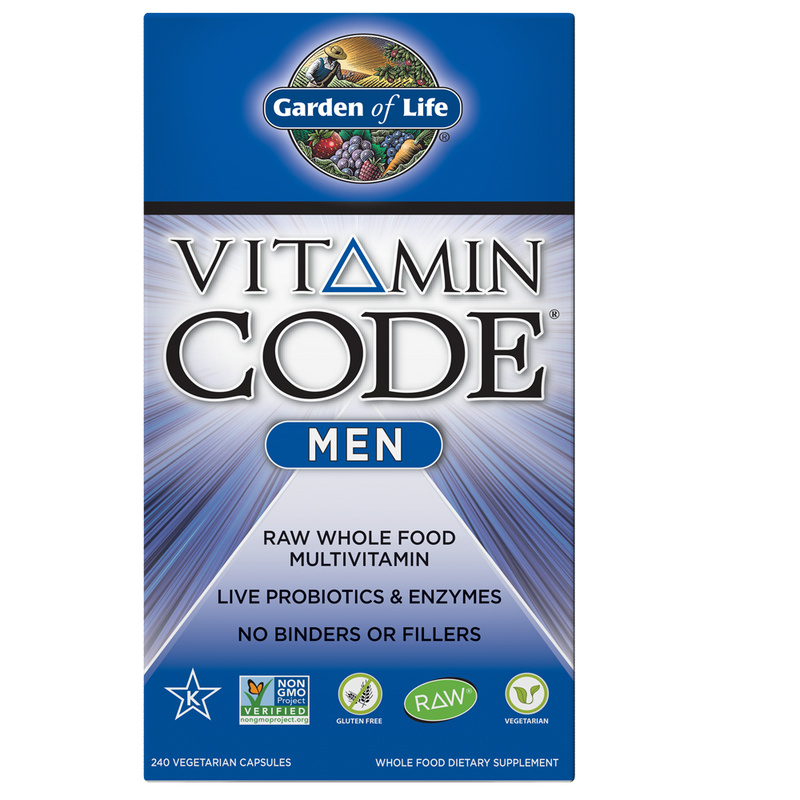 Garden of Life Vitamin Code Men 240 Veg Capsules
