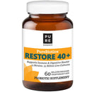 Pure Essence PureBiotics Restore 40+ 60 Veg Capsules