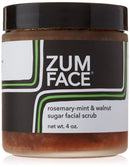 Indigo Wild Zum Face Rosemary-Mint & Walnut Sugar Facial Scrub 4 oz