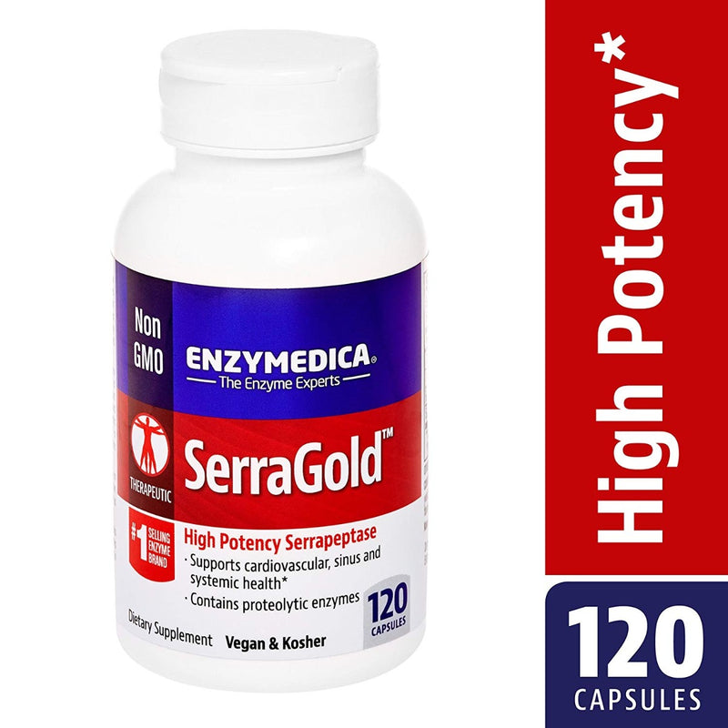 Enzymedica SerraGold 120 Capsules