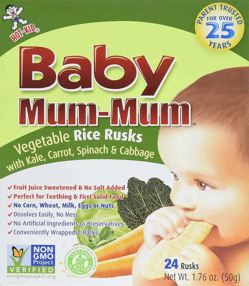 HOT-KID Baby Mum-Mum Vegetable 1.76 oz