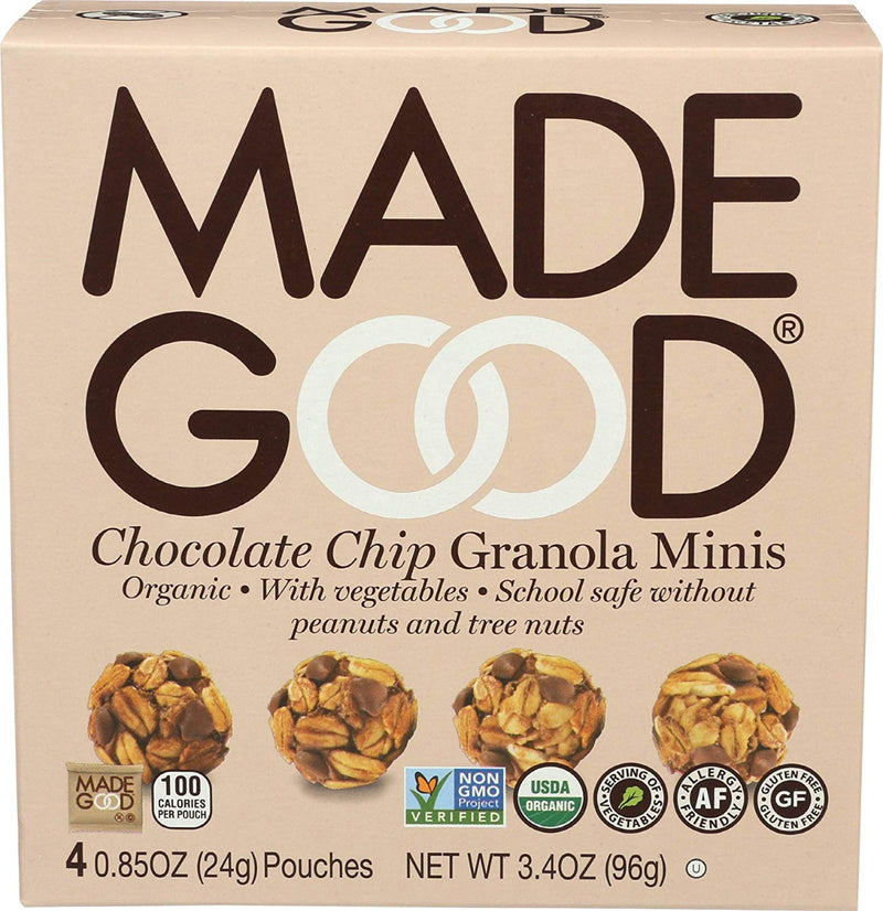 Made Good Chocolate Chips Granola Minis 4 Packs