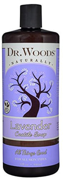 DR.WOODS Soothing Lavender Castile Soap 32 fl oz