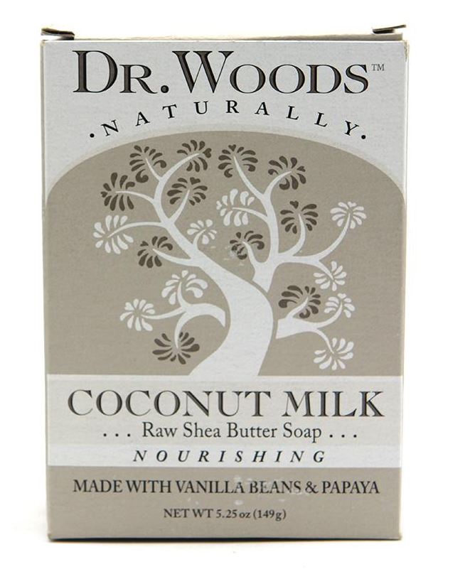 DR.WOODS Coconut Milk Raw Shea Butter Soap 5.25 oz