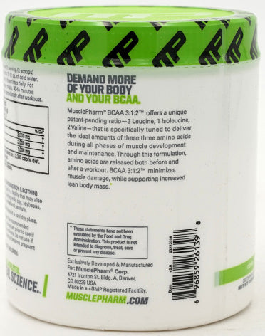 Musclepharm BCAA 3:1:2, Unflavored 0.43 lbs