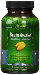 Irwin Naturals Brain Awake 60 Liquid Softgels