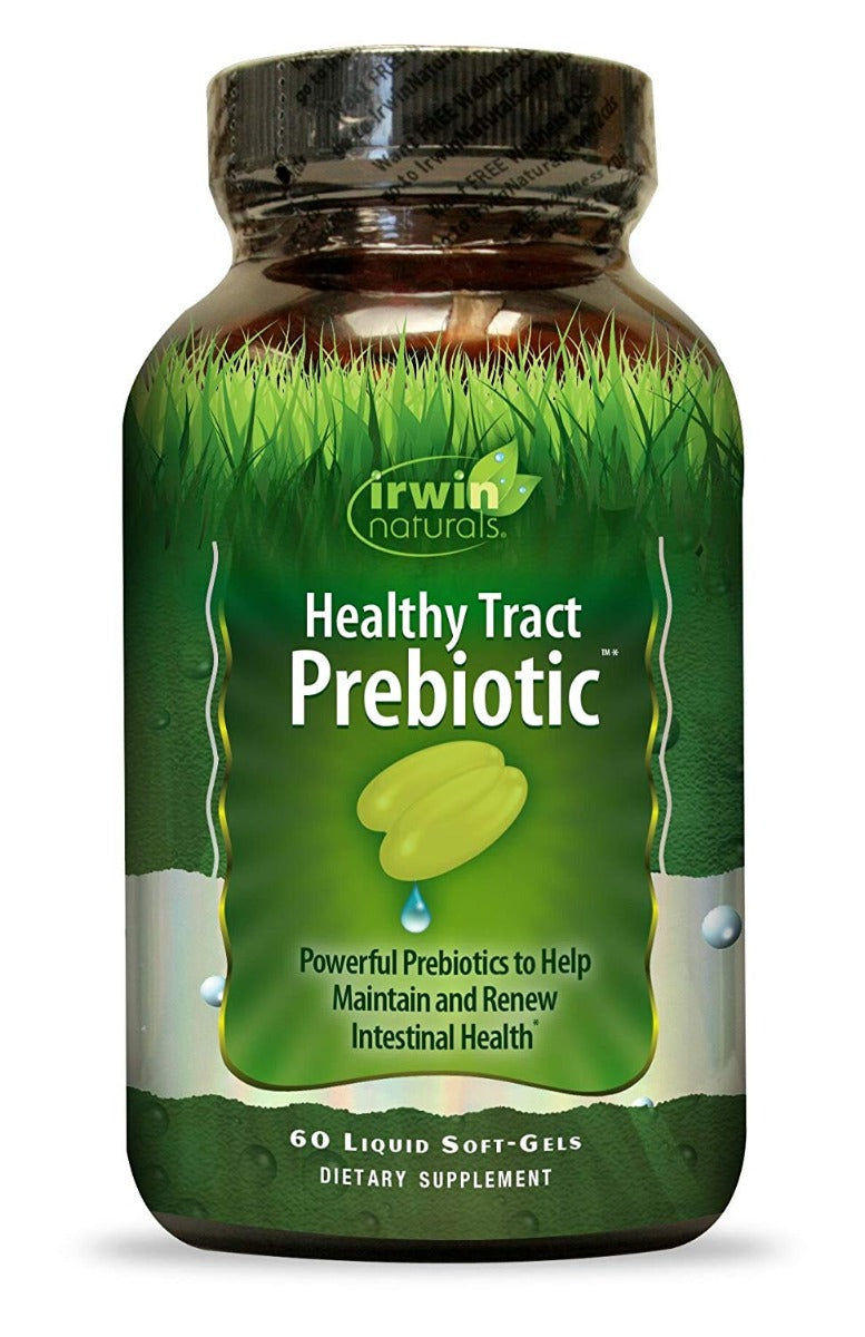 Irwin Naturals Healthy Tract Prebiotic 60 Liquid Softgels