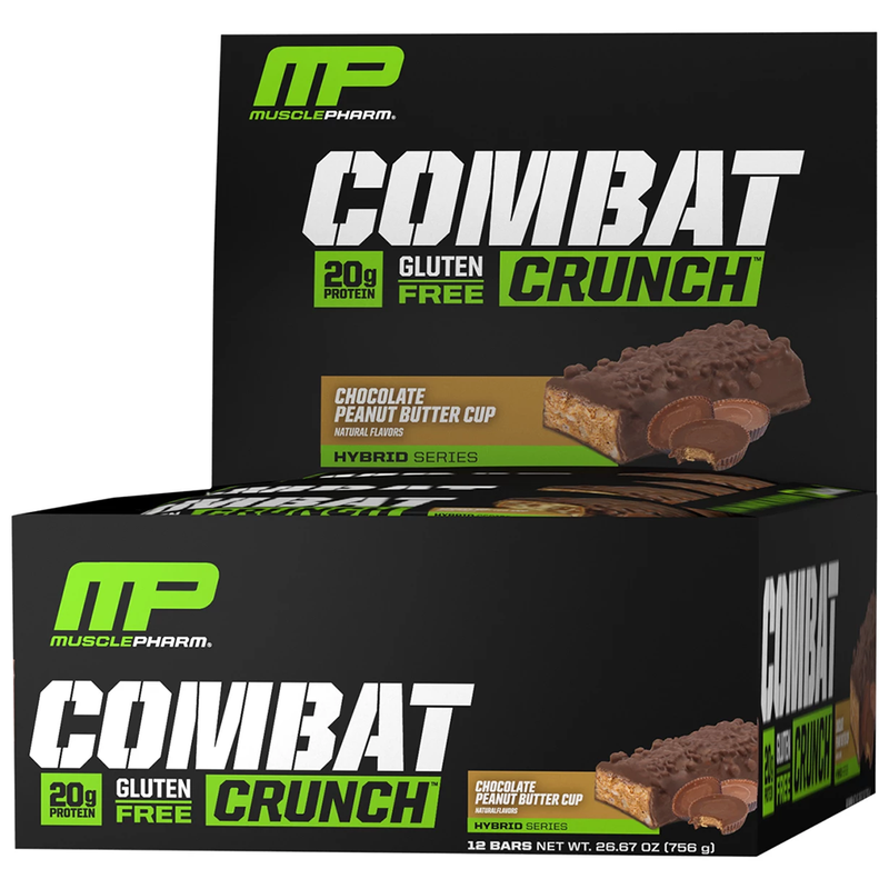 Musclepharm Combat Crunch Chocolate Peanut Butter Cup 12 Bars