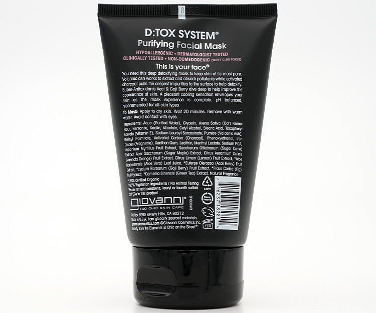 Giovanni D:tox System Purifying Facial Mask 4 oz