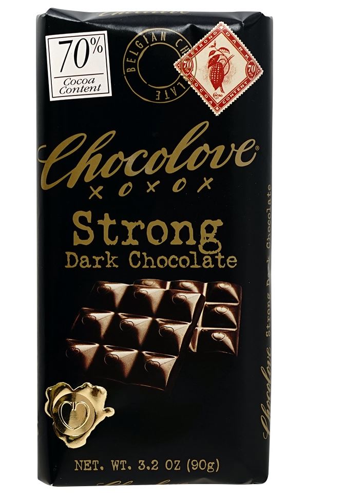 CHOCOLOVE Strong Dark Chocolate 3.2 oz