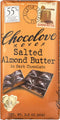 CHOCOLOVE Salted Almond Butter In Dark Chocolate Bar 3.2 oz