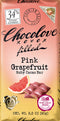 CHOCOLOVE Chocolove XOXOX Filled Pink Grapefruit Ruby Cacao Bar 3.2 oz