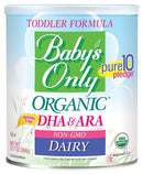 Baby's Only Organic Toddler Formula DHA & ARA Dairy Iron Fortified 12.7 oz