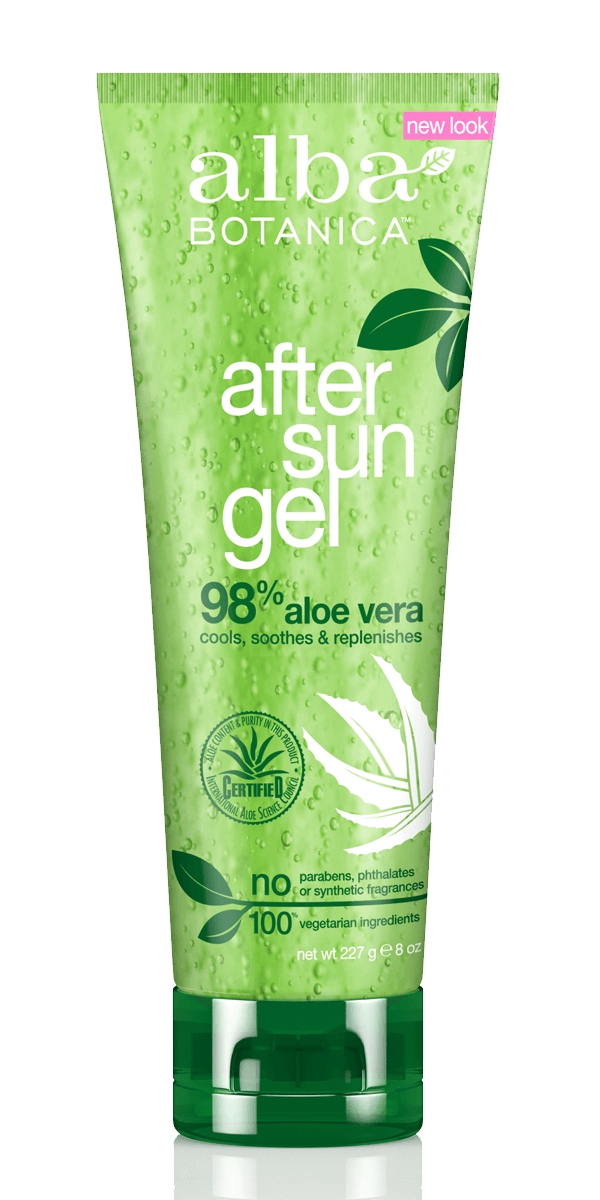 Alba Botanica Very Emollient After Sun 98% Aloe Vera Gel 8 oz