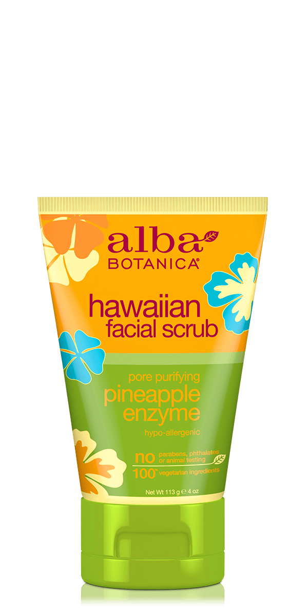 Alba Botanica Natural Hawaiian Facial Scrub 4 oz