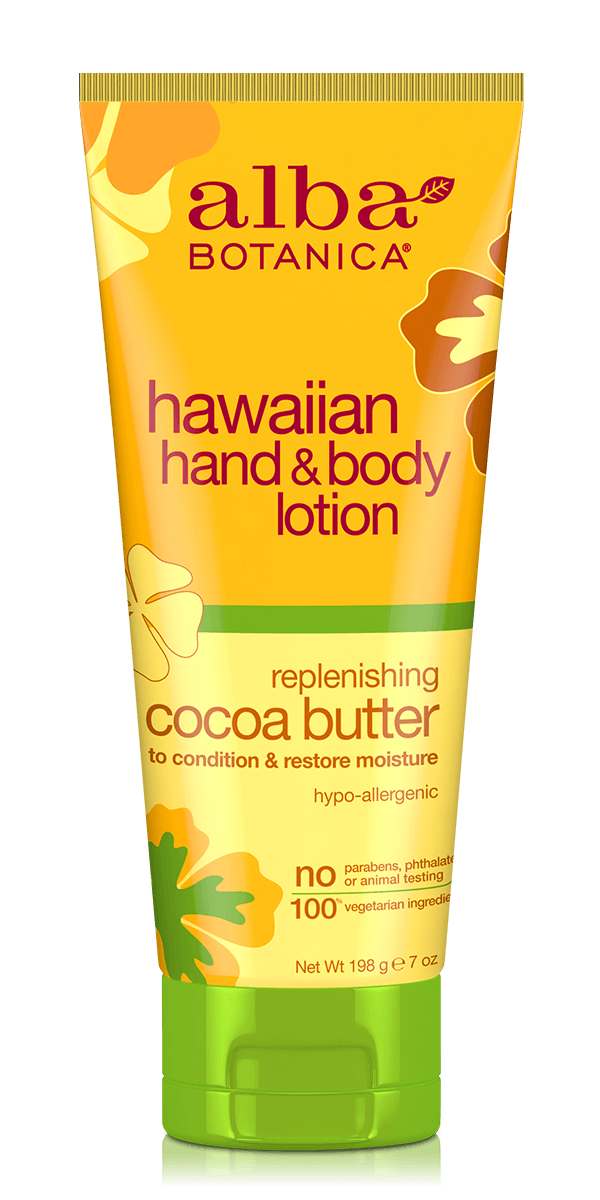 Alba Botanica Hawaiian Hand & Body Lotion Cocoa Butter 7 oz