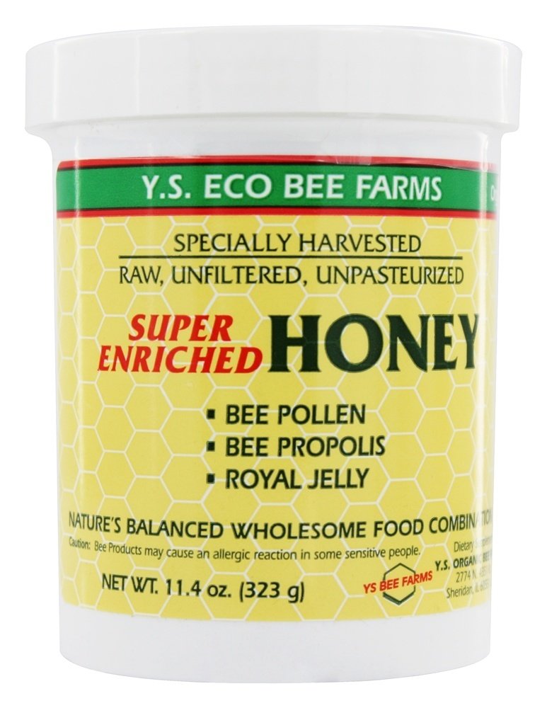 Y.S Organic Bee Farms Honey Super Enriched 11.4 oz
