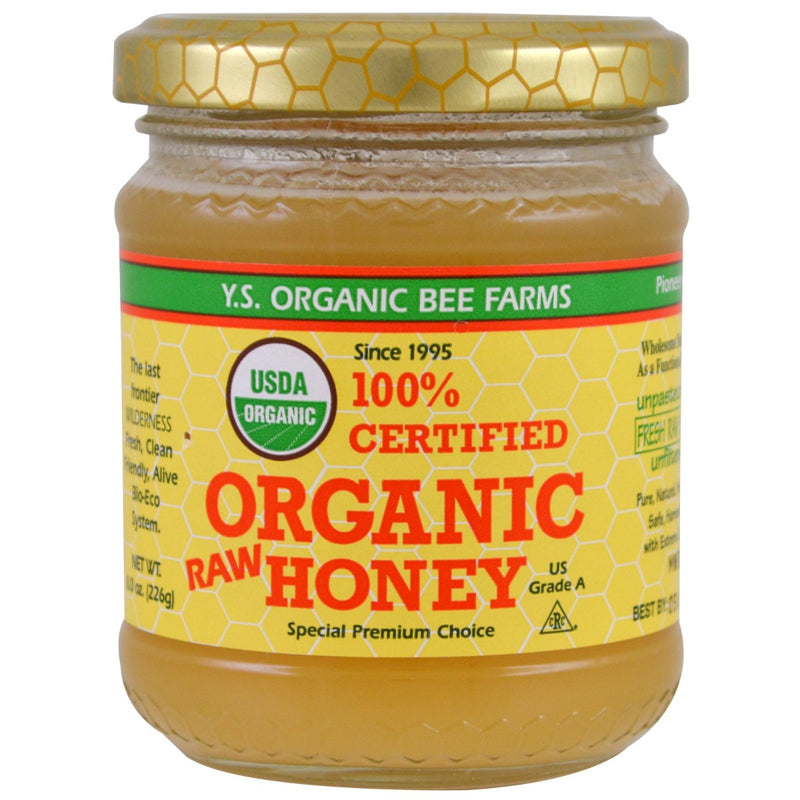 Y.S. Eco Bee Farms Organic Raw Honey 8 oz