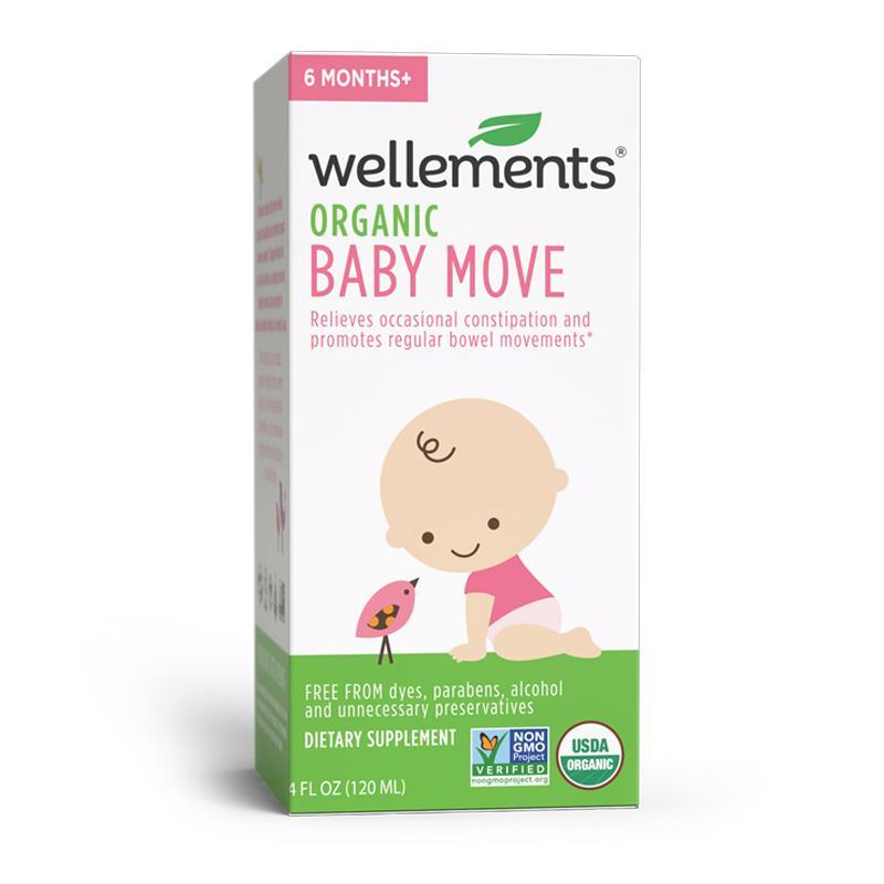 Wellements Baby Organic Baby Move Constipation 6 month+ 4 fl oz