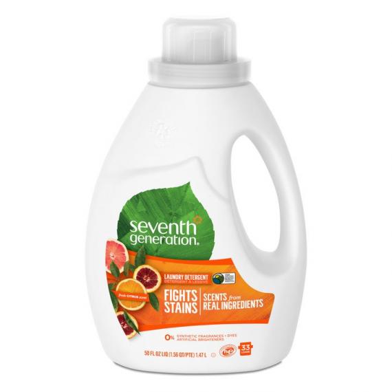 Seventh Generation Natural Laundry Detergent Fresh Citrus 50 fl oz